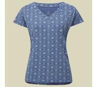 Sherpa Adventure Gear Neha V-Neck Tee Women seaport blue sublime - Größe L