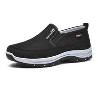 NELLN CNA Trop Schuhe for Herren, Asupwell Wanderschuhe Herren, CNA-Trop Herren Orthopädische Schuhe Sport CNA Trop Schuhe for Herren (Color : Black, Size : 45 EU)