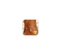 Nelytiya Fußkettchen Für Damen Gold Doppelte Fussketten Für Frauen Gold Verstellbares Wasserfest Seestern Perlen Fußkette Strand Fußschmuck
