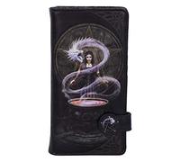 Nemesis Now Anne Stokes The Summoning Witch and Dragon Embossed Purse, Black, 18.5cm, PU
