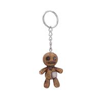 Nemesis Now Dark Curse Voodoo-Puppen-Schlüsselanhänger, Braun, 6 cm