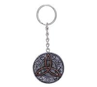 Nemesis Now Dark Gothic Celtic Triquetra Schlüsselanhänger, Silber, 4,5 cm