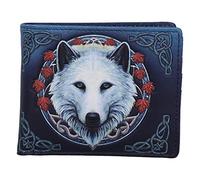 Nemesis Now Lisa Parker Guardian of The Fall White Autumn Wolf Geldbörse, Blau, 11 cm