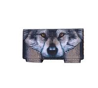 Nemesis Now Lisa Parker Guardian Wolf geprägte Geldbörse, 18,5 cm, PU-Leder, Lisa Parker Geschenkartikel, 3D-Effekt-Verschluss, mehrere Fächer für Karten und Münzen, geräumig und stilvoll