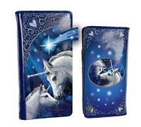 Nemesis Now Sacred Love Lisa Parker Geldbörse, geprägt, 18,5 cm, blau, PU, Einheitsgröße