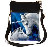 Nemesis Now Sacred Love Lisa Parker Umhängetasche, 23 cm, Schwarz, PU und Canvas