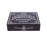 Nemesis Now Schwarze und weiße Spirituosenplatte und Planchette, Schmuck-Aufbewahrungsbox mit Spiegel, MDF, Einheitsgröße