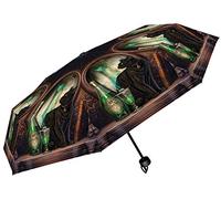 Nemesis Now Umbrella Absinthe Regenschirm (LP), Kunststoff, Metall und 190T Pongee, braun, Einheitsgröße