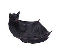 Nemesis Now Winged Watcher Schmuckschale, Fledermaus, Polyresin, schwarz, 24,1 cm