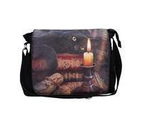 Nemesis Now Witching Hour Lisa Parker Kuriertasche, 33 cm, braun, PU und Leinen, 40 cm