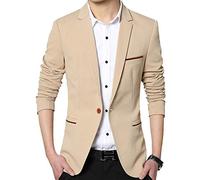 Nemopter Men's Casual Elegant Slim Fit Blazer One Button Suit Jacket Men's Blazer