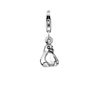 Nenalina Charm Anhänger Pinguin 925 Sterling Silber Silber
