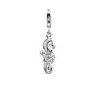 Nenalina Seepferd Karabiner Charm Anhänger für Bettelarmband aus 925 Sterling Silber 716187-001