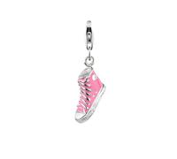 Nenalina Turnschuh rosa Karabiner Charm Anhänger für Bettelarmband aus 925 Sterling Silber 714022-001