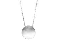 Nenalina Basic Geo Brushed Kreis Anhänger 925 Silber 90 Damen