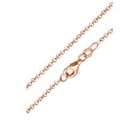 Nenalina, Halskette Basic Kombinierbar 925 Sterling Silber in roségold, Schmuck für Damen Gr. 80 cm