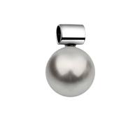 Nenalina Basic Perle 925 Silber Grau Damen