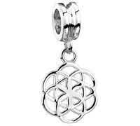 Nenalina Charm Anhänger Blume des Lebens Bead 925 Sterling Silber Charms & Kettenanhänger Produkte (1.0 pieces)