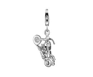 Nenalina Big Bike-Anhänger Motorrad Cross 925 Silber OneSize Damen