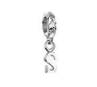 Nenalina Buchstabe Bead Anhänger Initialen Basic 925 Silber Damen