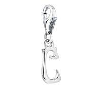 Nenalina Buchstabe C Karabiner Charm Anhänger Bettelarmband 925 Silber