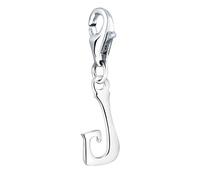 Nenalina Buchstabe J Karabiner Charm Anhänger für Bettelarmband aus 925 Sterling Silber 713239-000