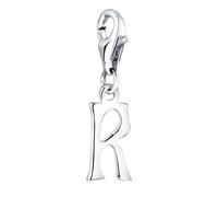 Nenalina Buchstabe R Karabiner Charm Anhänger für Bettelarmband aus 925 Sterling Silber 713247-000
