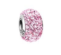 Nenalina Crystal Bead rosé in 925 Sterling Silber, auch kompatibel für alle Beads Armbänder und Halsketten, 718072-004