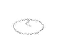 Nenalina Charmträger Gliederarmband Oval Basic 925 Silber 16 Damen