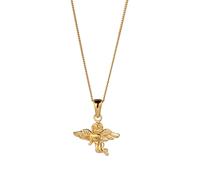 Nenalina Engel Anhänger 925 Sterling Silber goldfarben Damen
