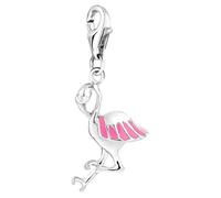 Nenalina Charm Flamingo Anhänger in 925 Sterling Silber für alle gängigen Charmträger 714050-001