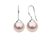 Nenalina Hänger Basic synthetische Perle 925 Silber Rosa Damen