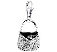 Nenalina Handtasche Karabiner Charm Anhänger für Bettelarmband aus 925 Sterling Silber 716197-001