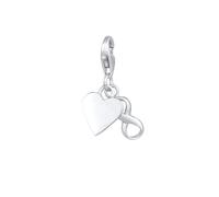 Nenalina Herz Infinity Symbol Anhänger Basic 925er Silber silberfarben Damen