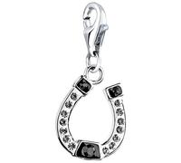 Nenalina Hufeisen Karabiner Charm Anhänger für Bettelarmband aus 925 Sterling Silber 716207-050