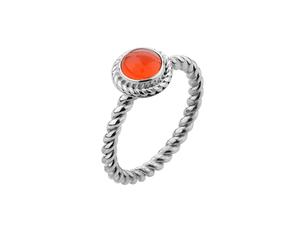 Nenalina Karneol Geburtsstein Juli Boho 925 Silber 52 Damen