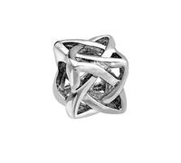 Nenalina Knoten Würfel Bead Anhänger 925 Silber OneSize Damen