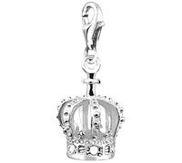 Nenalina Charm Krone Anhänger in 925 Sterling Silber für alle gängigen Charmträger 713001-000