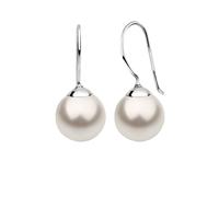 Ohrringe Ohrhänger Synthetische Perle 925Er Silber Nenalina Weiß 001 (Artikelnummer: 4N290/20X001)