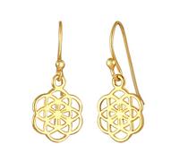 Nenalina Ohrringe Silber 925 Damen Ohrhänger Blume Boho Style