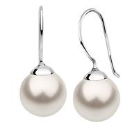 Ohrringe Ohrhänger Synthetische Perle 925Er Silber Nenalina Weiß 001 (Artikelnummer: 4N290/20X001)