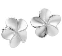 Nenalina Ohrstecker 925 Silber Damen Ohrringe 15 mm im Blüten Design für Frauen und Mädchen