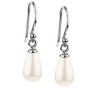 Nenalina Ohrstecker 925 Silber Damen Ohrringe Ohrhänger mit Muschel Perlen Tropfen