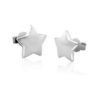 Nenalina Ohrstecker 925 Silber Damen Ohrringe Stern poliert für Frauen und Mädchen