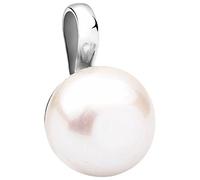 Nenalina, Anhänger Süßwasserperle Klassisch Elegant 925 Silber in silber, Schmuck für Damen Gr. OneSize