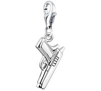Nenalina Pistole Karabiner Charm Anhänger für Bettelarmband aus 925 Sterling Silber 713131-000