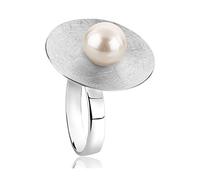 Nenalina Ring Silber 925 Damen Silberring Damenring mit Muschelkernperle