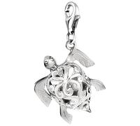 Nenalina Schildkröte Karabiner Charm Anhänger Bettelarmband 925 Silber