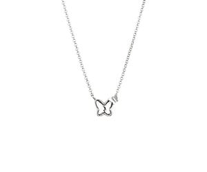 Nenalina Schmetterling Glas Kristalle Weiß 925 Sterling Silber silberfarben Damen