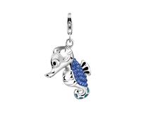 Nenalina Charm-Einhänger »Seepferdchen Swarovski® Kristalle Meer 925 Silber«